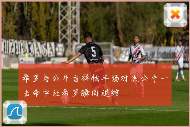 希罗与公牛吉祥物半场对决公牛一击命中让希罗瞬间退缩