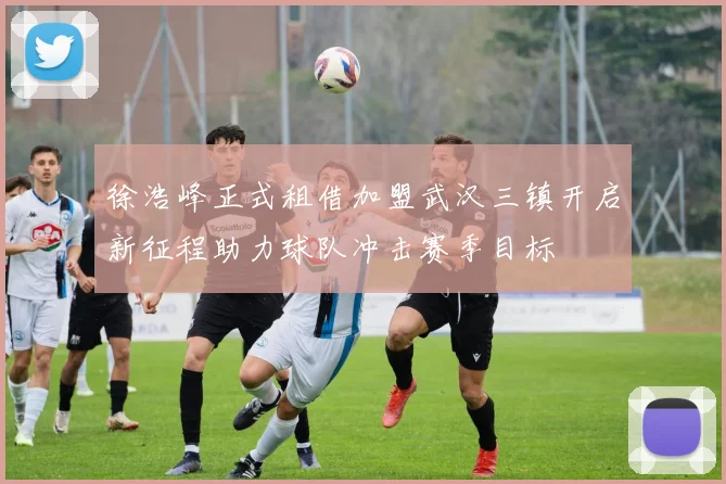 徐浩峰正式租借加盟武汉三镇开启新征程助力球队冲击赛季目标